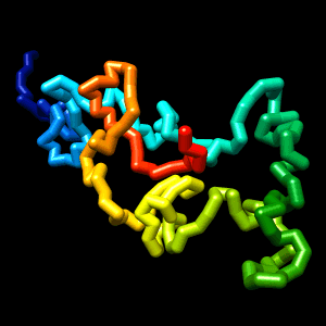 image with example self-avoiding random walk initial structure